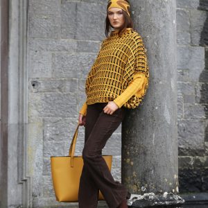 Pocket Jumper JMP20-1 Linda Wilson Knitwear Irish Designer Limerick
