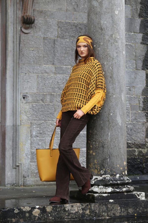 Pocket Jumper JMP20-1 Linda Wilson Knitwear Irish Designer Limerick