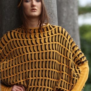 Pocket Jumper JMP20-3 Linda Wilson Knitwear Irish Designer Limerick