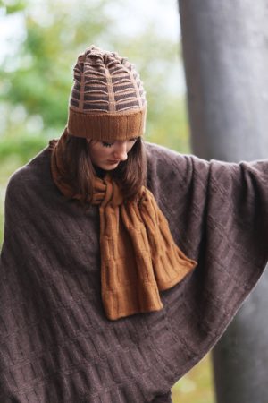 Rib Float Poncho Style Jumper 2 RIBJMP2-2 Linda Wilson Knitwear Irish Designer Limerick