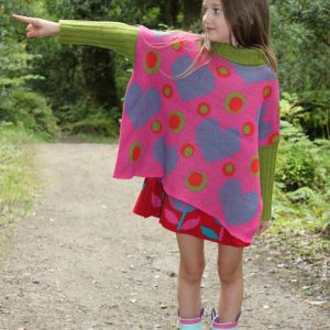 Heart Dot Jumper JMP4-1 Linda Wilson Childrens Knitwear Irish Designer Limerick