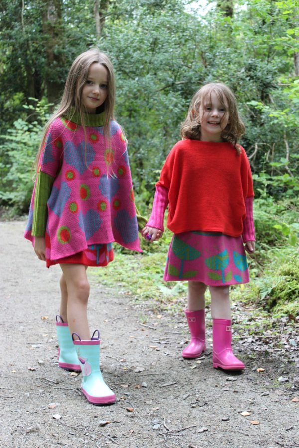 Heart Dot Jumper JMP4-3 Linda Wilson Childrens Knitwear Irish Designer Limerick