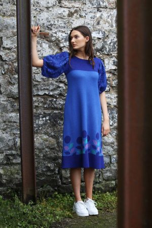 Vintage Tulip Dress 2 Linda Wilson Irish Knitwear Designer Limerick